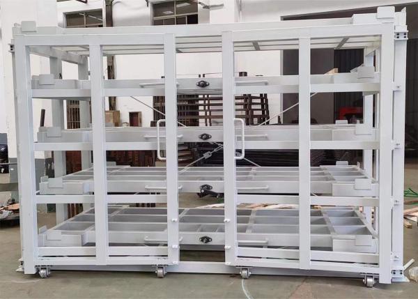 Steel Drawer Structure Heavy Duty Sheet Racks For Rolling Out Plate Layer Panels