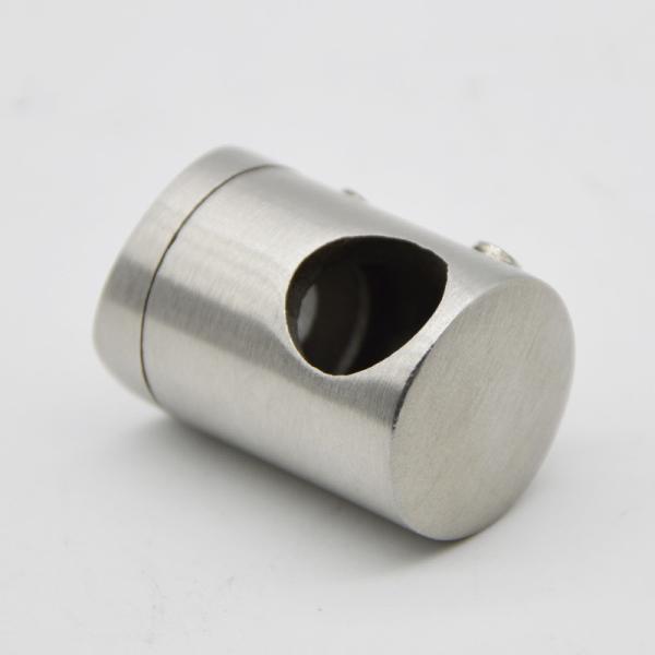 Left side Post Connector to tube for railling, Satin or Mirror finishing, SS304