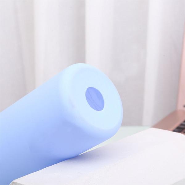 500ml Size Customized Logo Glass Sports Water Bottle BPA Free Bamboo Lid