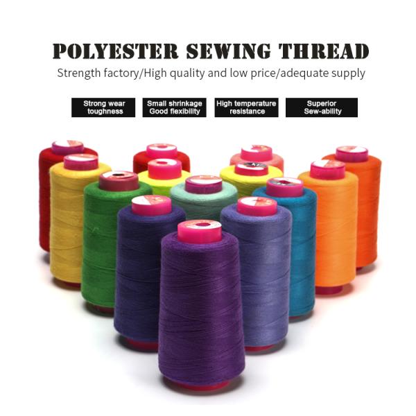 Цветная швейная нить для машины вышивки Домашний ремонт и швейные принадлежности