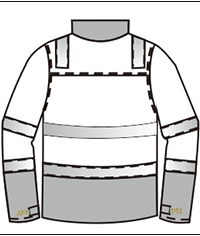 Одежда безопасности Workwear 330gsm шахты анти- статическая огнезамедлительная