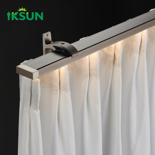 New Design Aluminium Led Strip Light  Curtain Track  Lighting Rail System Accessories