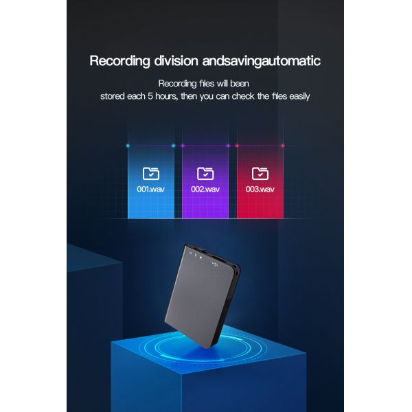 Portable Digital Voice Recorder Memory 4GB Mini Voice Activated Recorder