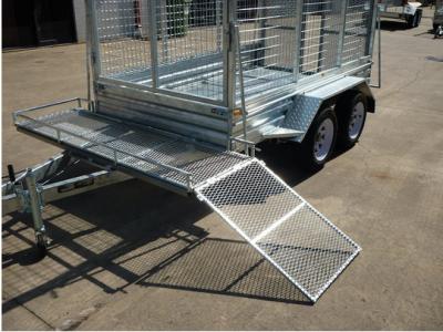 9 × 5 Tandem Axle Lawn Mowing Trailer , Lawn Maintenance Trailers Double Axle