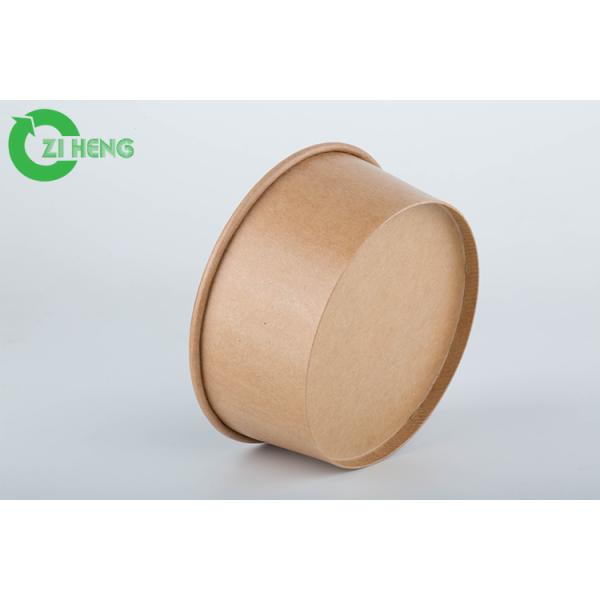 Устранимые шары бумаги 25oz Kraft принимают прочь пищевой контейнер для макаронных изделий салата