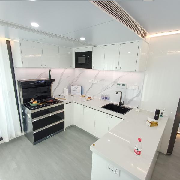 2 étages maison de fête en aluminium club nautique restaurant avec une capacité de 30 personnes