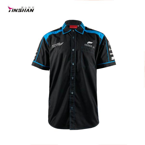 Vestuário desportivo inclusivo de gênero Logotipo de bordado personalizado Wicking Golf Camisa desportiva simples