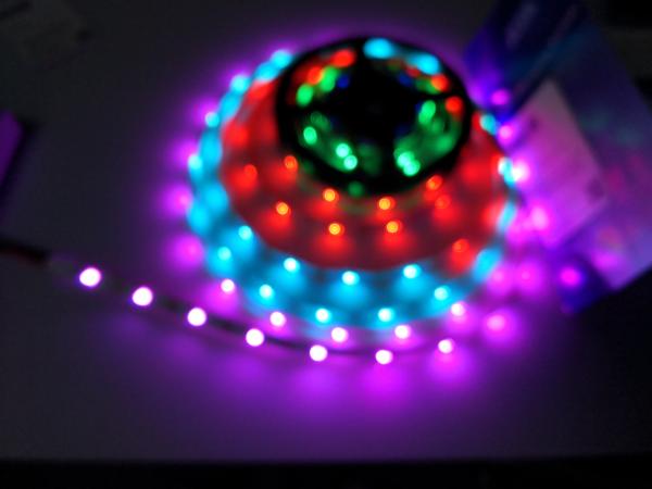 HD107s Pixel Rgb LED Flexible Strip Lights 5V 30/60/144 Pixels Per Meter Optional