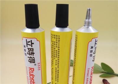 Six Color Soft Aluminum Adhesive Tubes Packaging With Extended Plastic Nozzle