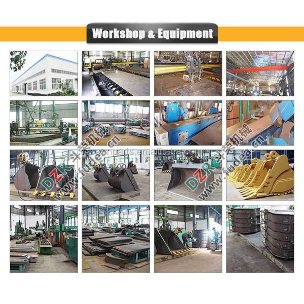 Sk60 Acoplador hidráulico de pulgar amarillo u otros Q345B para miniexcavadoras