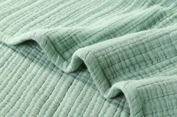 100% Cotton Muslin Blanket King Sustainable Lightweight Muslin Blanket