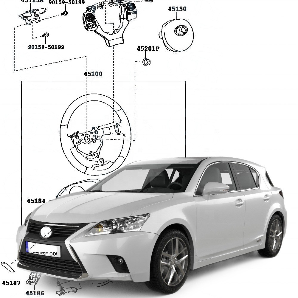 Full Range Car Accessories OE NO. 451300N040C0 for Toyota Lexus CT200 Manufacturing