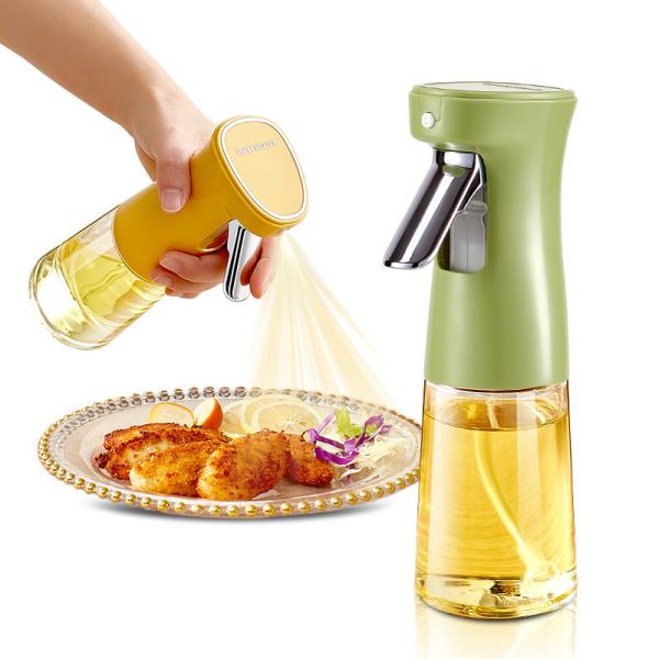 240ml 3 Color Glass Vinegar Olive Oil Dispenser Bottle BPA Free