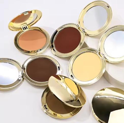 Natural Makeup Compact Powder Pressed Powder Compact Makeup Foundation Powder Customized Private Logo