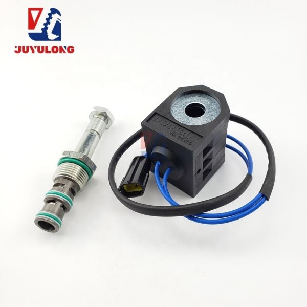 JUYULONG Excavator Solenoid Valve Core SV08-30 for Monoblock Hydraulic Control Pump for HYUNDAI R210/220-7/9 Engineering Parts