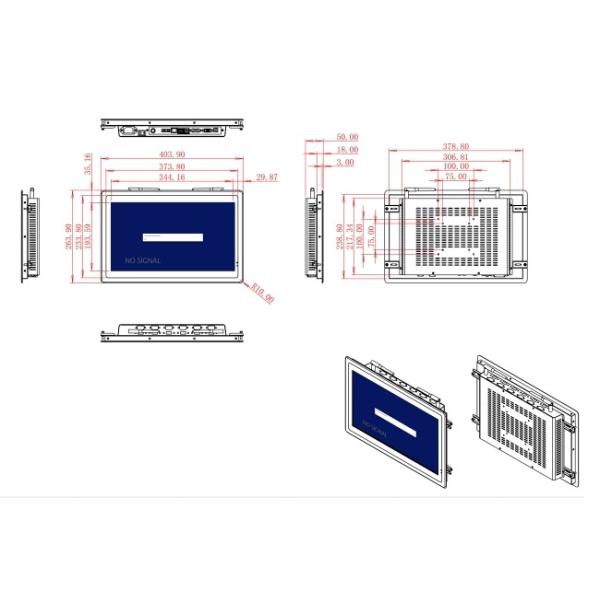 15.6-Inch Embedded Display for Factory Automation and Equipment Monitoring