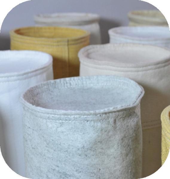 Industrial Pocket  Polypropylene Dust Extractor Bags 450GSM ~ 550GSM