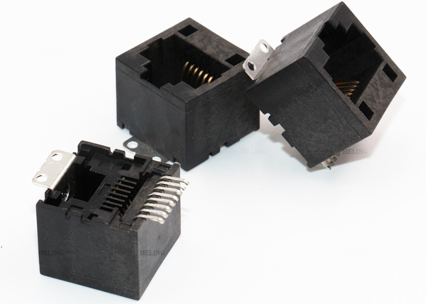 8P8C располагает вертикальное RJ45 Джек для переключателей сети MJ88-B211-JPS1