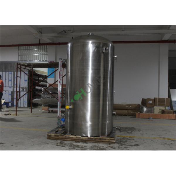 Stainless Steel Water Storage Vessel Tank For Storing Water / Beer / Milk
