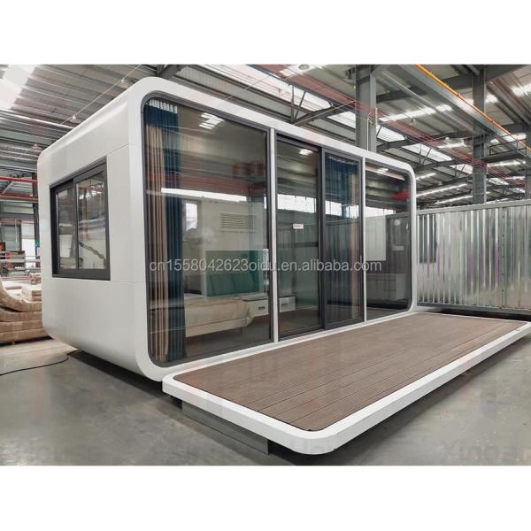 Customized Color Modern Container Mini Vacation Capsule Room One Bedroom Steel Structure Hotel Designed with Modern Style