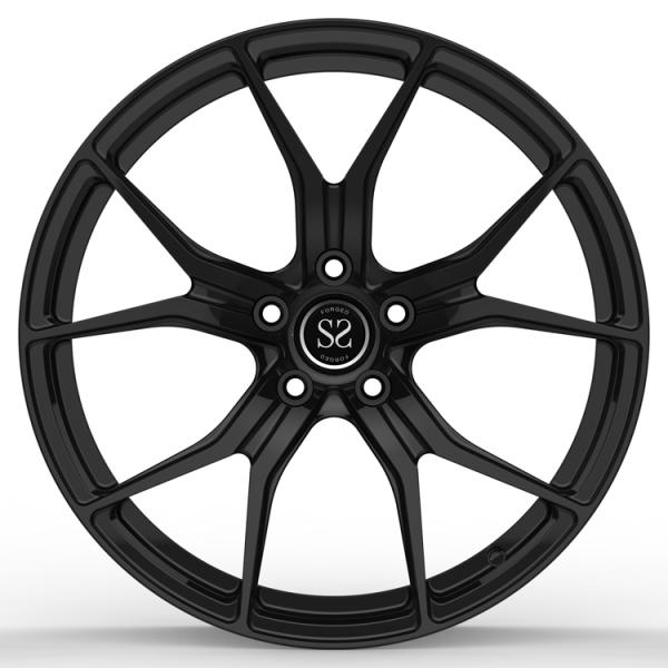 Le noir Monoblock de lustre d'alliage 1 morceau a forgé les roues 19x8.5 bouleversé par 19inch 19x9.5 pour Series3 G20