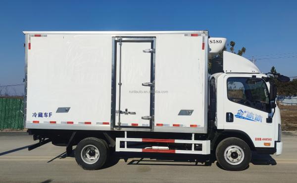 Factory Promotion Refrigerator Truck Customized Cold Special Freezer  FAW JieFang Heavy Duty Box Refrigerated Truck