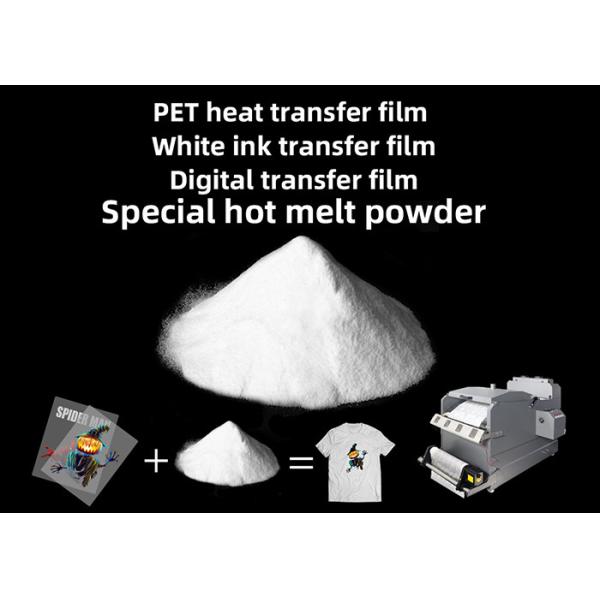 Low Melt Point Tpu Polyurethane Powder 200μm Heat Transfer For Dtf