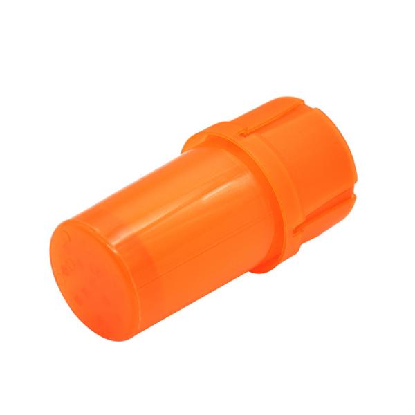 90mm Plastic Smoke Jar Sealed Tank Herb Grinder