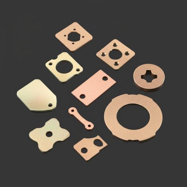 Piezas de estampado de latón personalizadas 0.1mm-10mm de espesor Servicio OEM