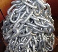 High Strength Galvanized Steel Chain with G30 , G43 , G70 , G80 Grade