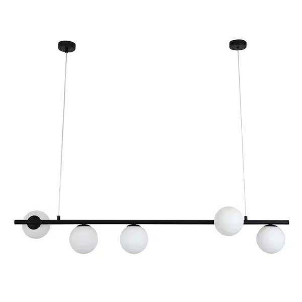 White Lampshade Nordic Molecular Lamp Magic Bean Glass Living Room Chandelier Personality Creative Dining Room Post-modern Simple Bedroom Light Luxury Lights