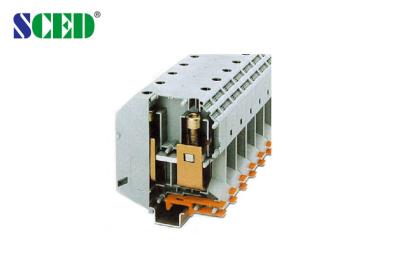 Calibre de diâmetro de fios terminal 2 - 4 dos blocos terminais 600V 285A do trilho do ruído da largura 31.0mm/0