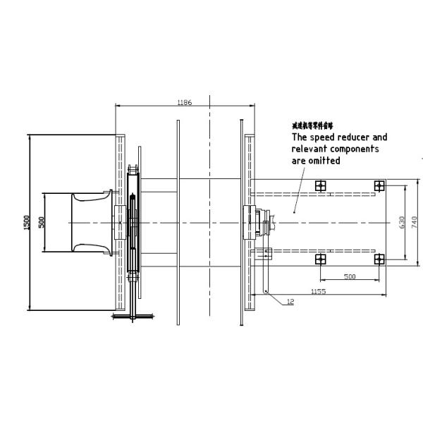 Корабль барабанчика хранения 50KN ETA буксируя оборудование