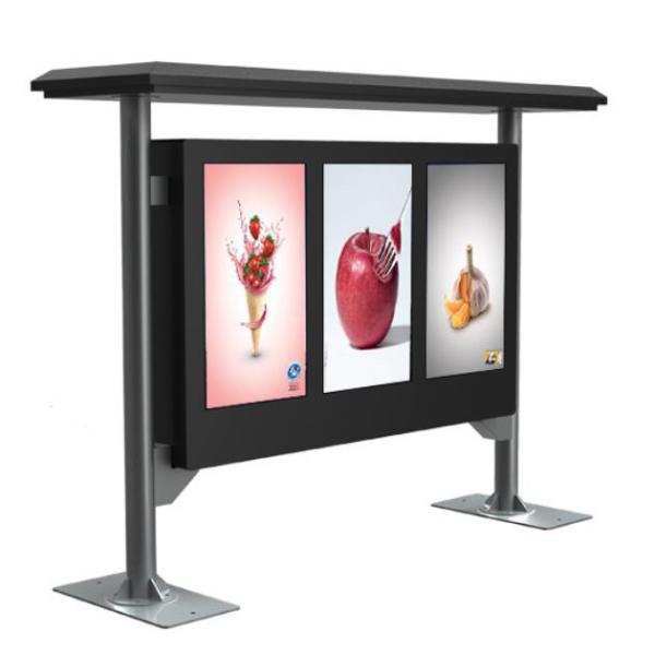 Outdoor 55 Inch Lcd Digital Signage Display Customizable Color With Multi Screen