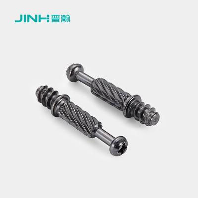 32 mm Minifix de aço para parafusos de espalhamento com fio M6, conector de móveis para móveis de painel