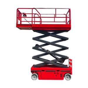 Electric Self Propelled Scissor Lift 320kg Load Capacity 14m Working Height