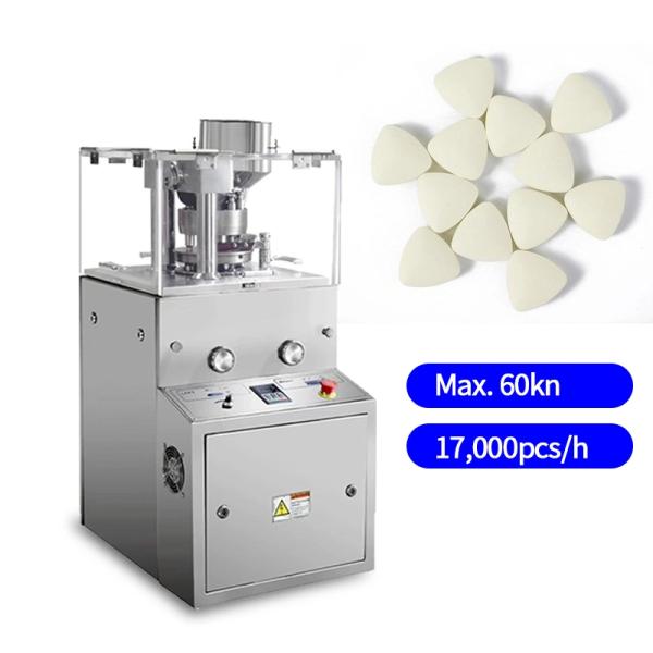 18mm Filling Depth Tablet Compression Rotary Tablet Press Machine With Safety System
