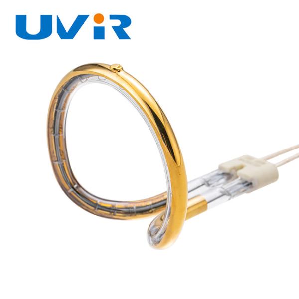 Lampe infrarouge à quartz plaqué or 220V 1000W