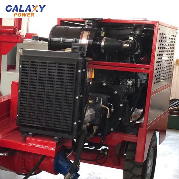 Max Intermittent Pull 90KN Cable Pulling Equipment Diesel 118kw 158hp