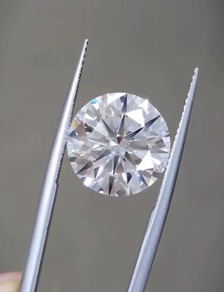 Certificado IGI Diamante sintético redondo DEFG Jóias Decoração CVD Diamantes brancos