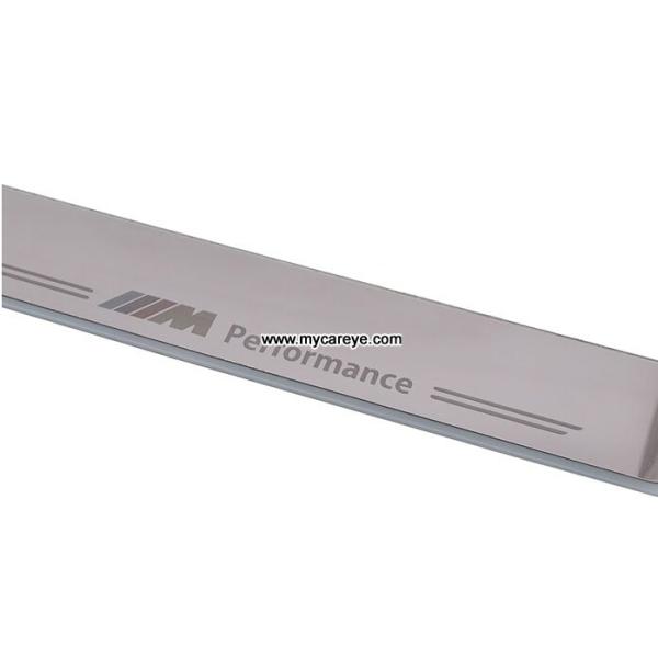BMW X3 Car accessory stainless steel scuff plate door sill plate lights