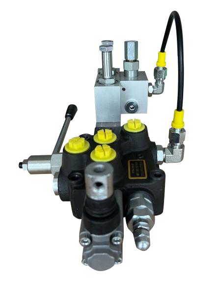 Industrial Multiway Valve Hydraulic Directional Valve Manual Or Electric Two Controls