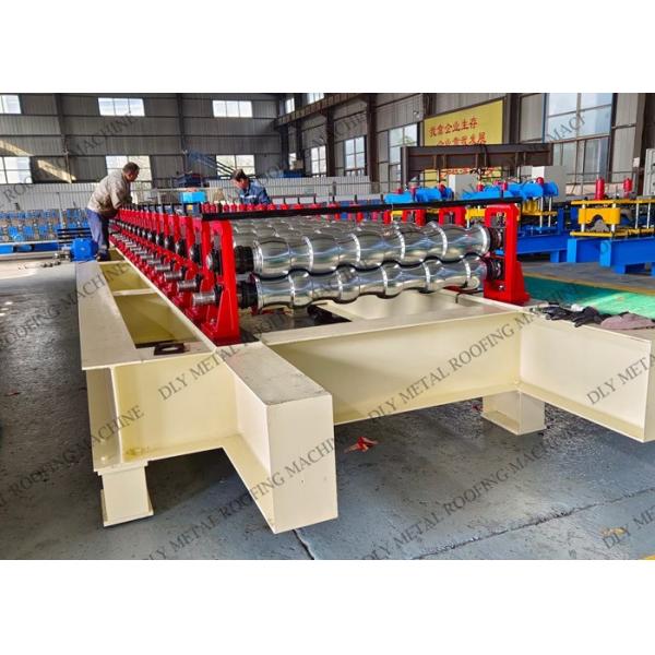Автоматический формовать металла машины 480в 1.25м гофрированной крыши ПЛК покрывая
