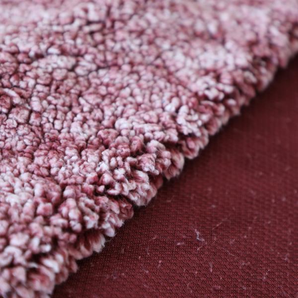 Задняя часть голубого 100% полиэстер ткани 180gsm вельвета Shu одиночная бортовая для пальто пижамы