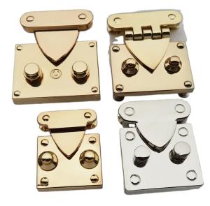 Matériel L8cm antipoussière de bourse de serrure de torsion de sac en métal d