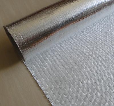 Fogo - tela aluminizada retardador ALFW600 da fibra de vidro com reflexão clara forte