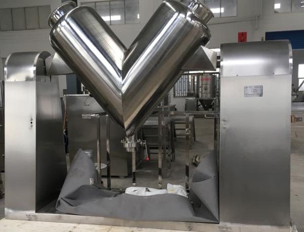 Tipo de aço inoxidável de alta velocidade misturador do padrão 5L V da máquina do misturador do pó do laboratório