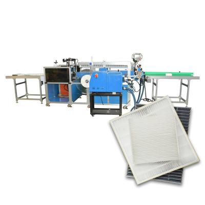 Hvac Filter Manufacturing Equipments 450mm Wide Purifier Screen Continuous