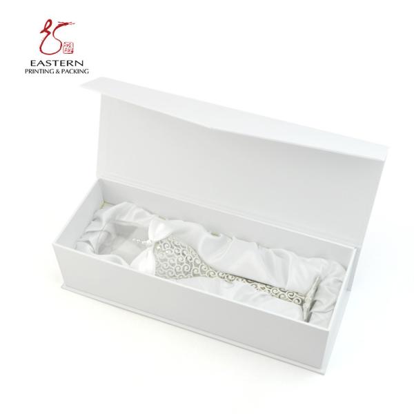 SGS Approve 65mm Width Wine Glass Cardboard Gift Box For Wedding Party