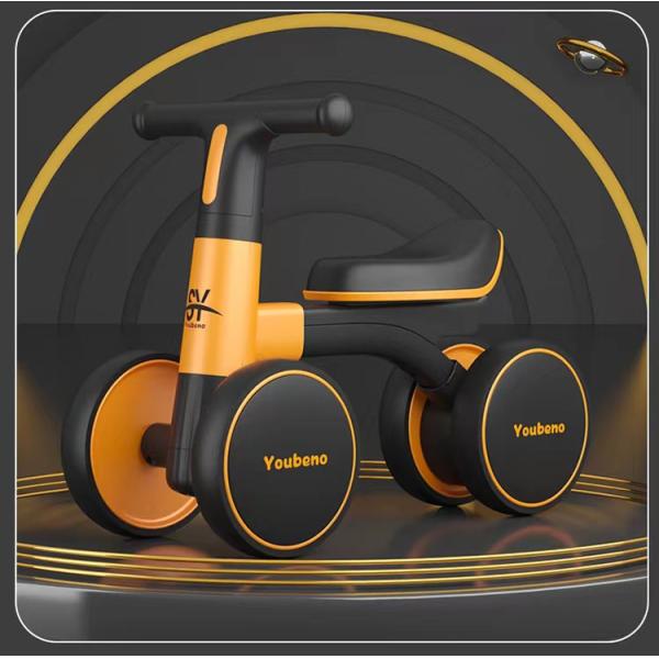 Max Speed ＞3.6km/h Height Adjustable Balance Bike for Kids Outdoor Foldable Handlebar